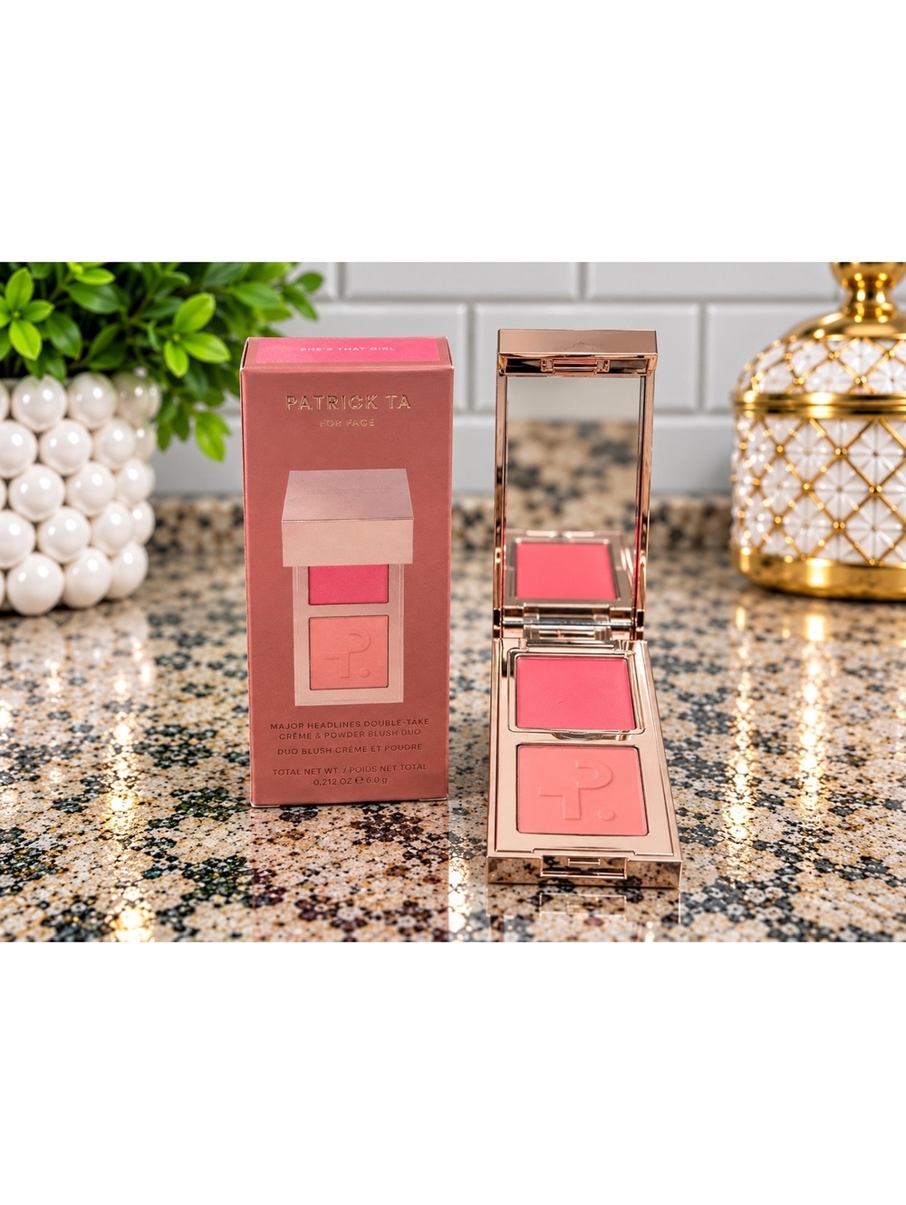 Patrick Ta Major Headlines Double-Take Blush Duo She’s That Girl Mini NEW
